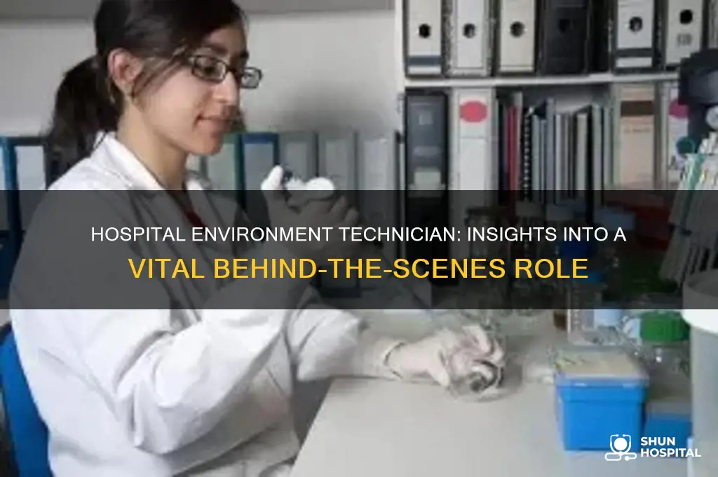 what is it like being an environment technician for hospital