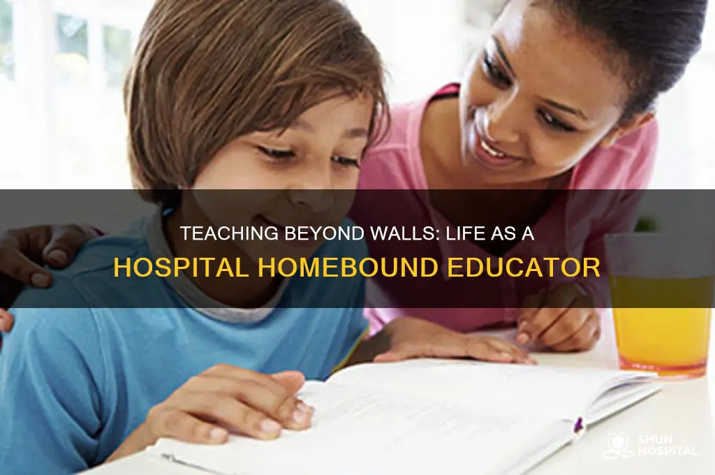 what is it like to be a hospital homebound teacher