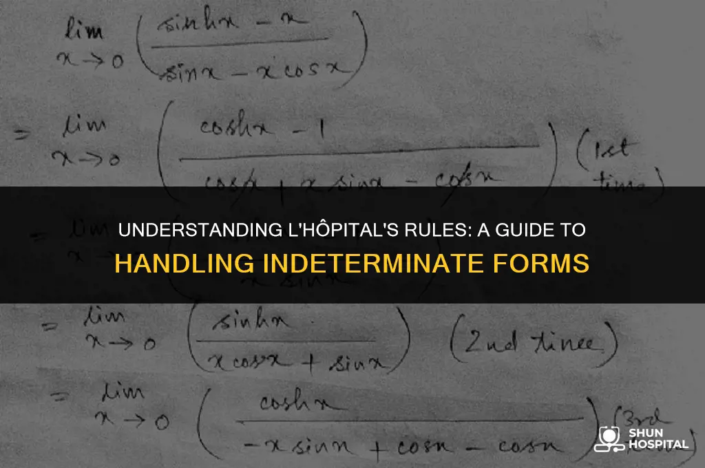 what is l hospital rules