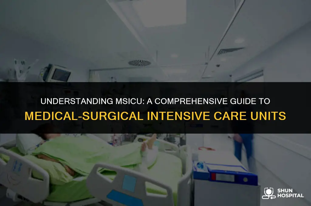what is msicu in hospital