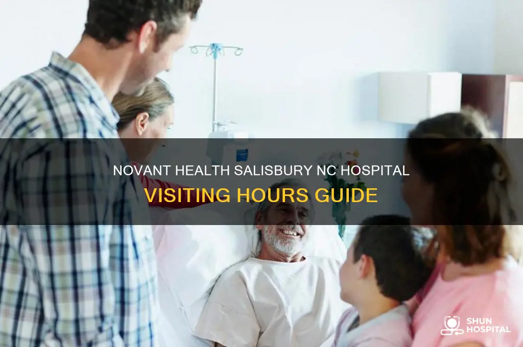 what is novant health hospital visiting hours in salisbury nc