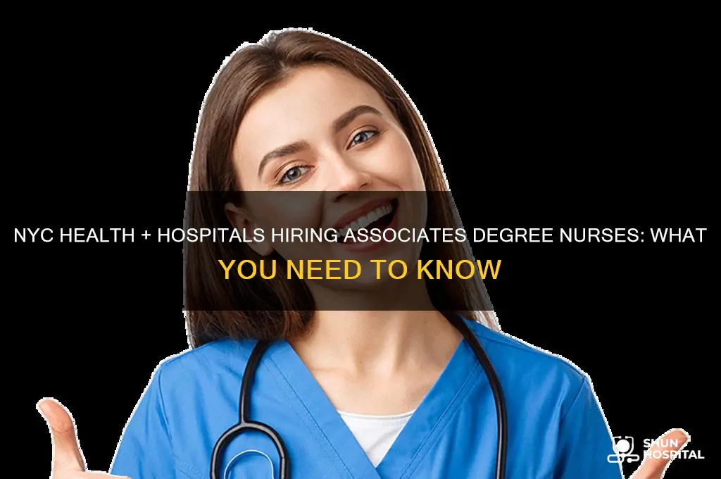 what is nyc health and hospitals hire associates degree nurses
