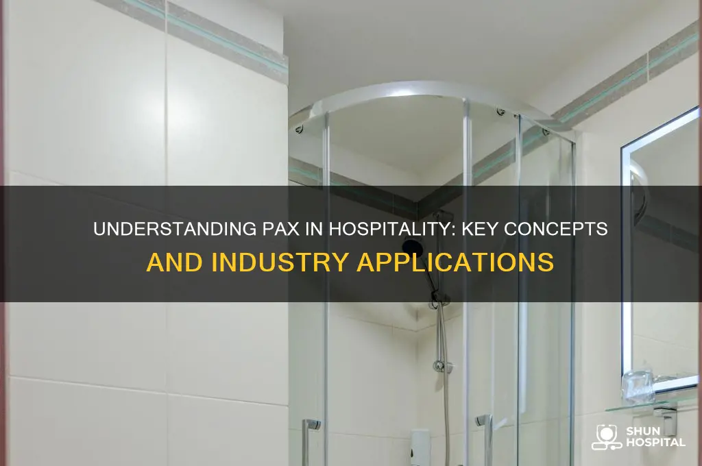 what is pax in hospitality