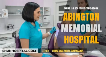 Understanding Procedure Code 450 at Abington Memorial Hospital