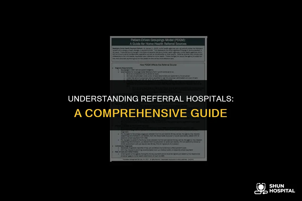 what is referral hospital