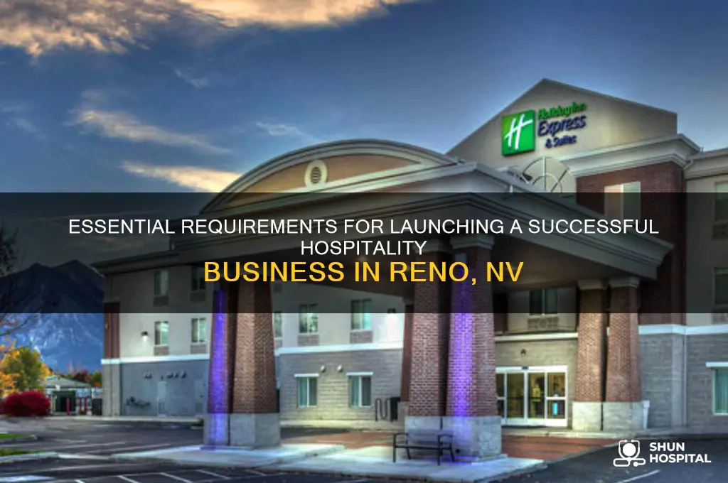 what is required for a hospitality business in reno nv
