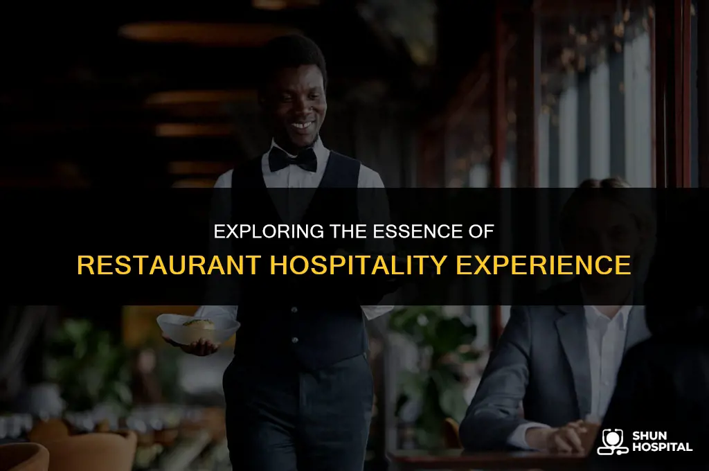 what is restaurant hospitality experience