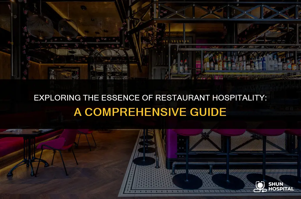 what is restaurant hospitality