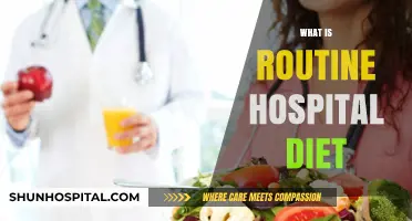 Exploring the Fundamentals of a Routine Hospital Diet