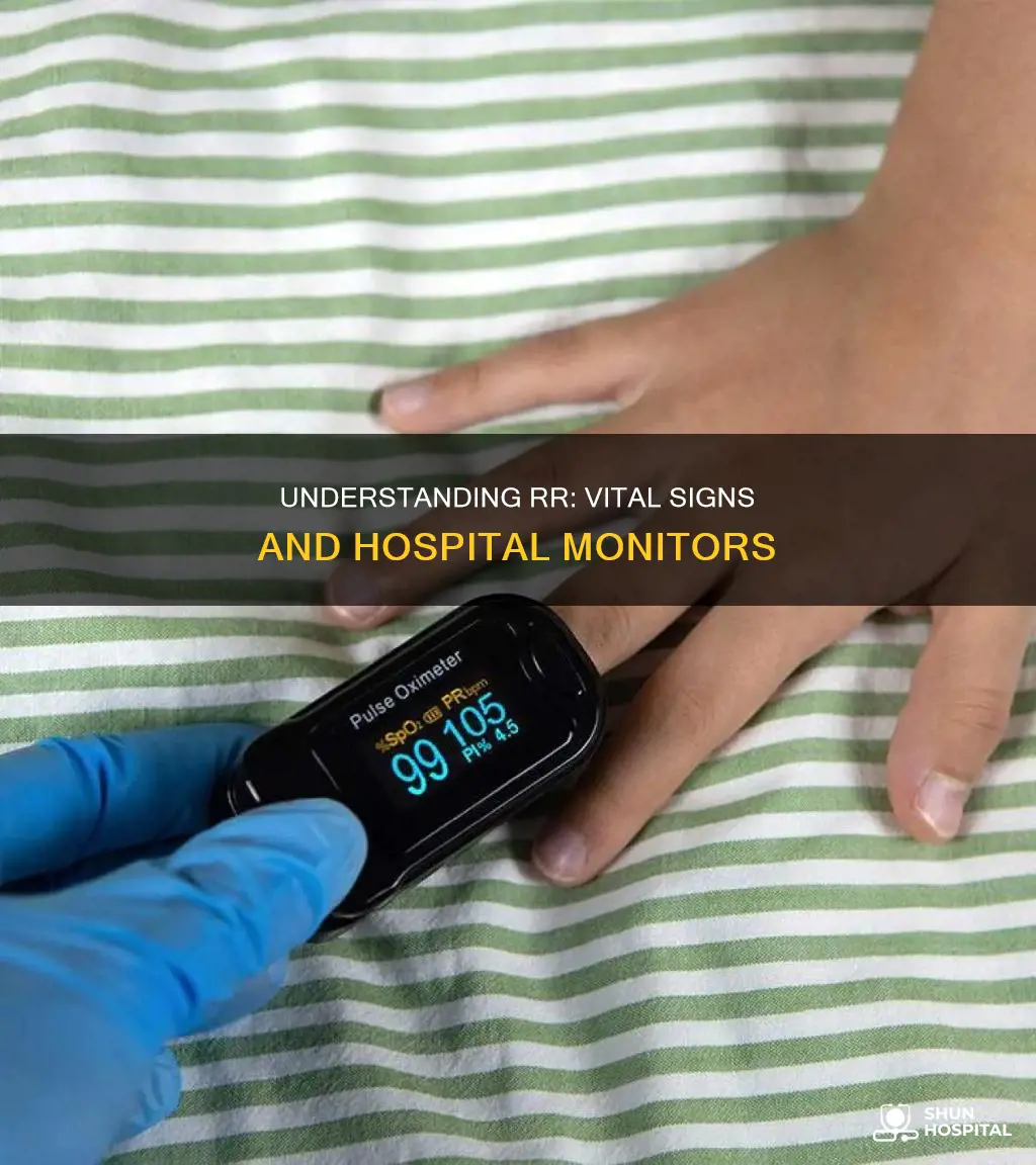 what is rr on a hospital monitor