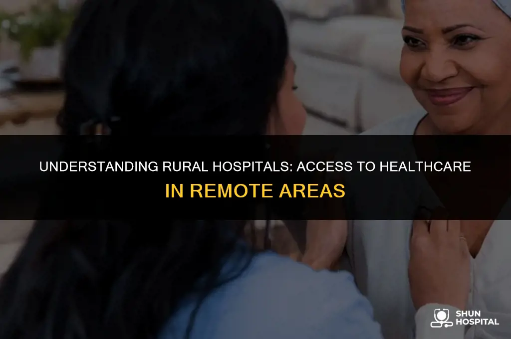 what is rural hospital