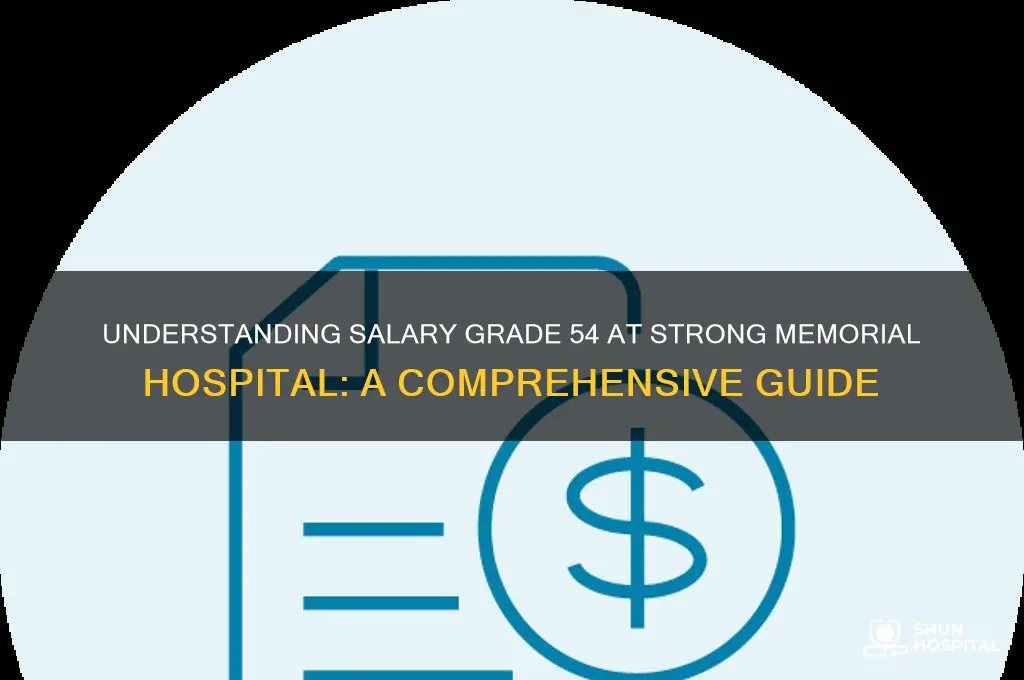 what is salary grade 54 at strong memorial hospital