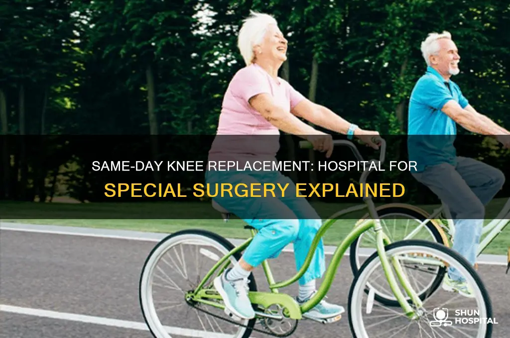 what is same-day knee replacement hospital of special surgery