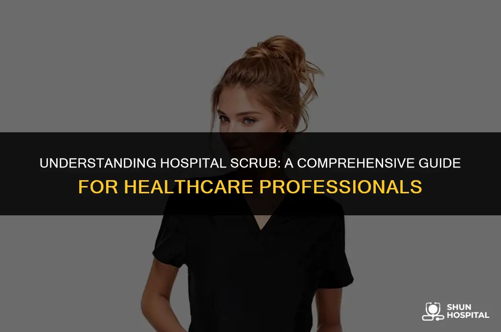 what is scrub in hospital