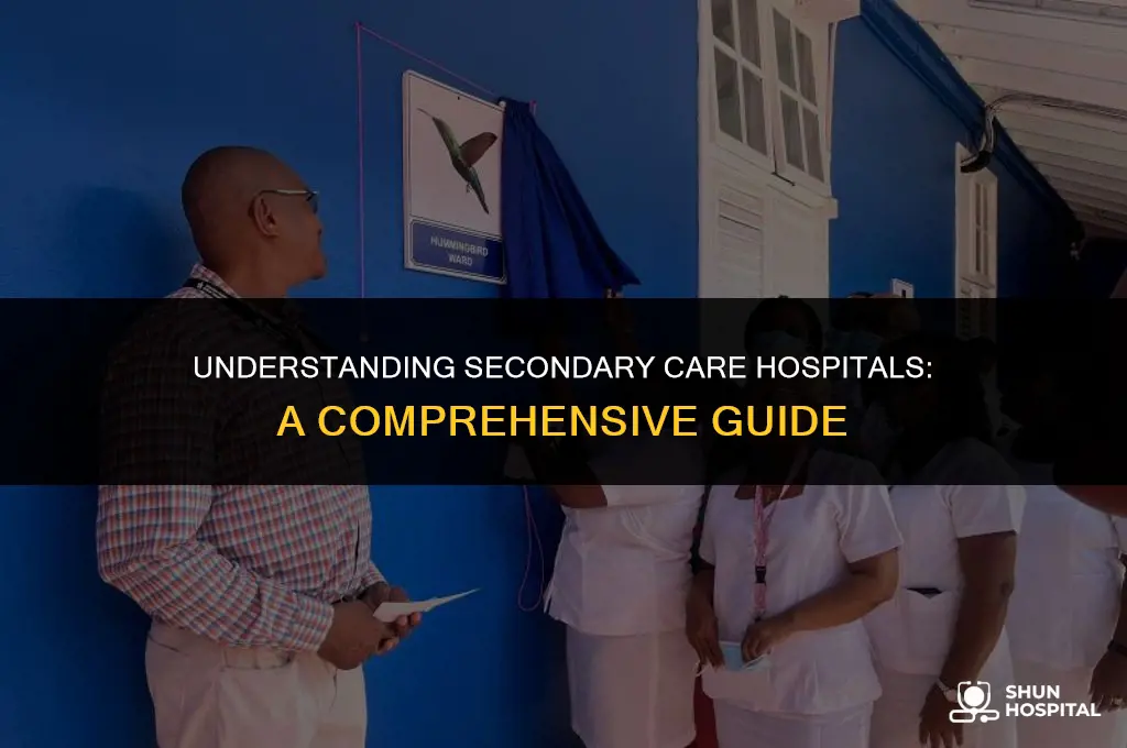 what is secondary care hospital