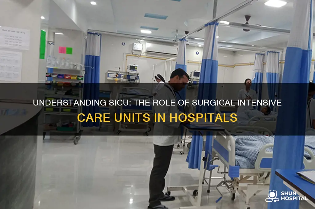 what is sicu in hospital