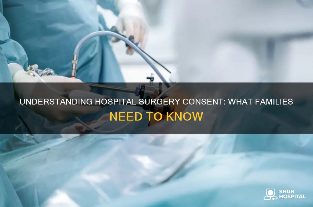 what is signing at hospital for surgery family member