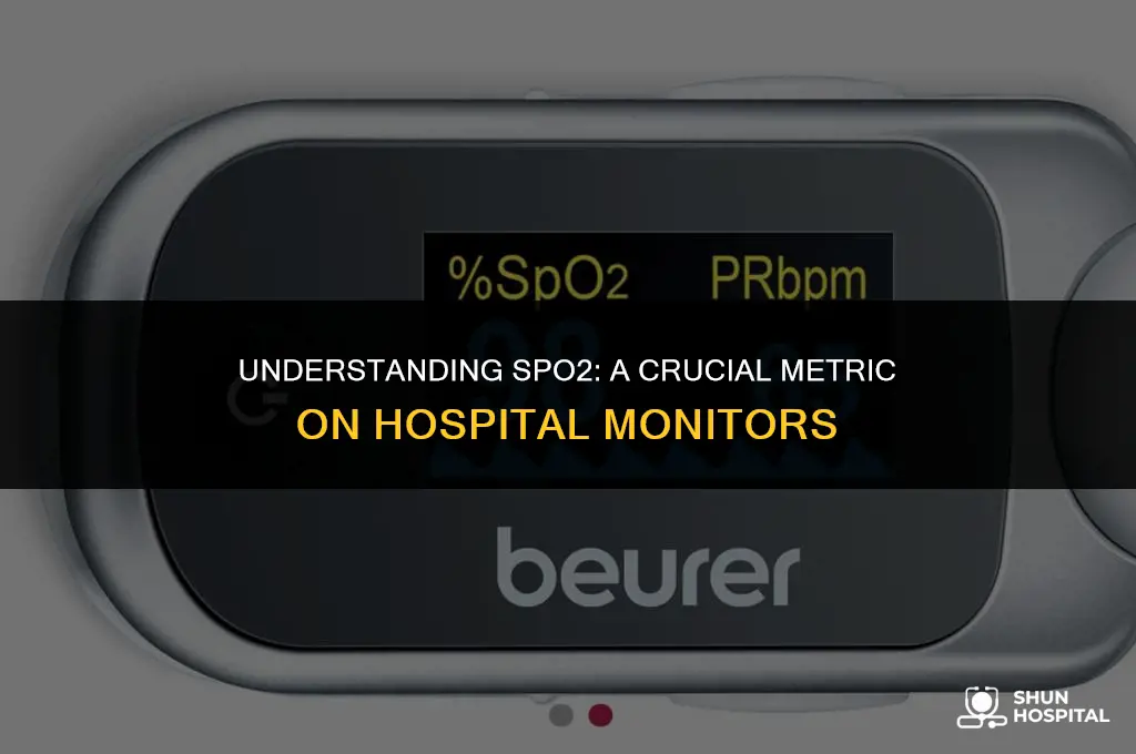 what is sp02 on hospital monitor