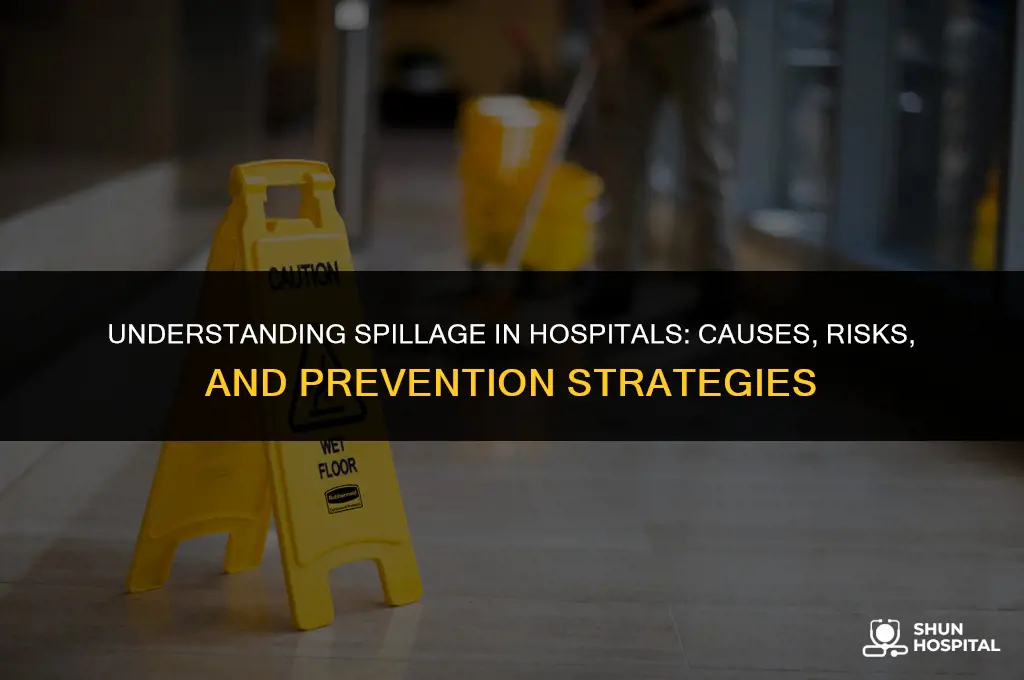 what is spillage in hospital