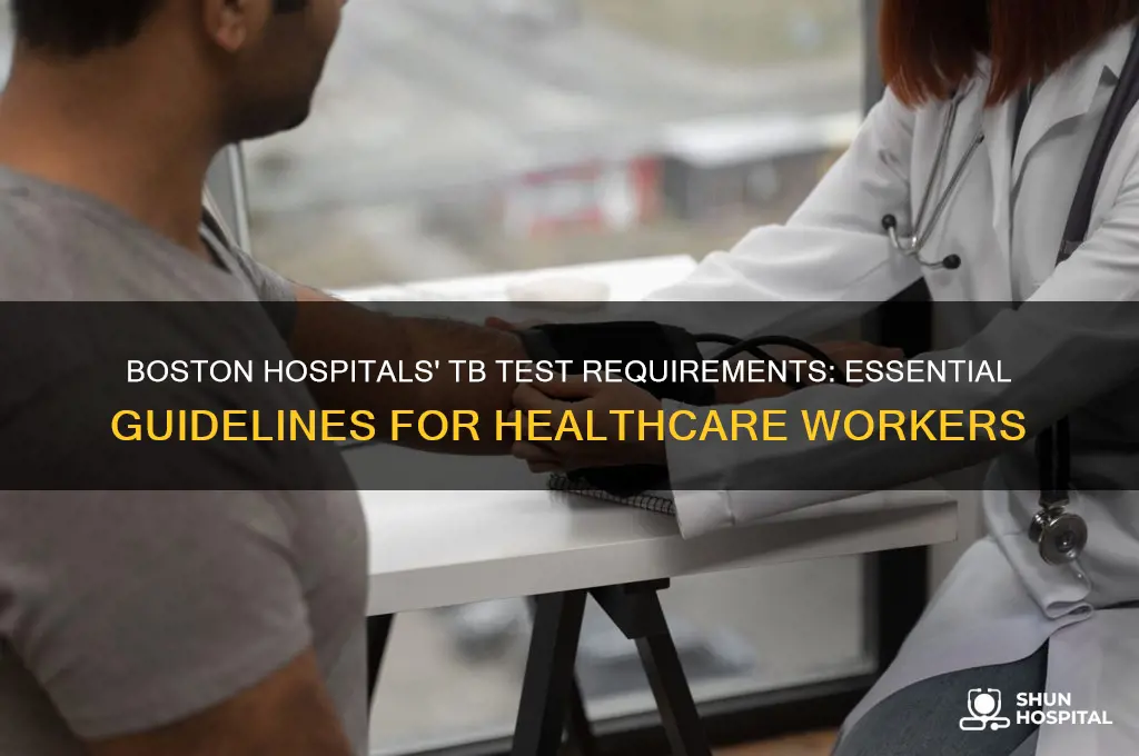 what is tb test requirements for hospitals in boston