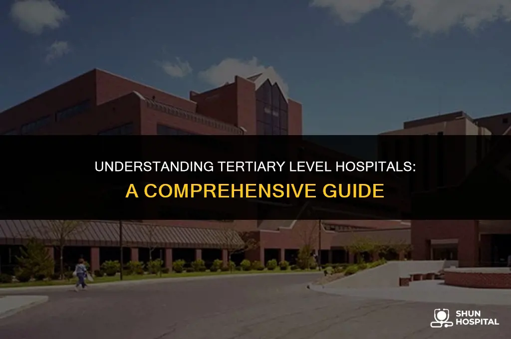 what is tertiary level hospital