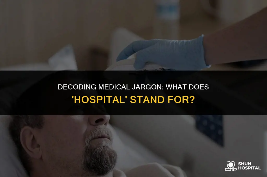 what is the abbreviation hospital