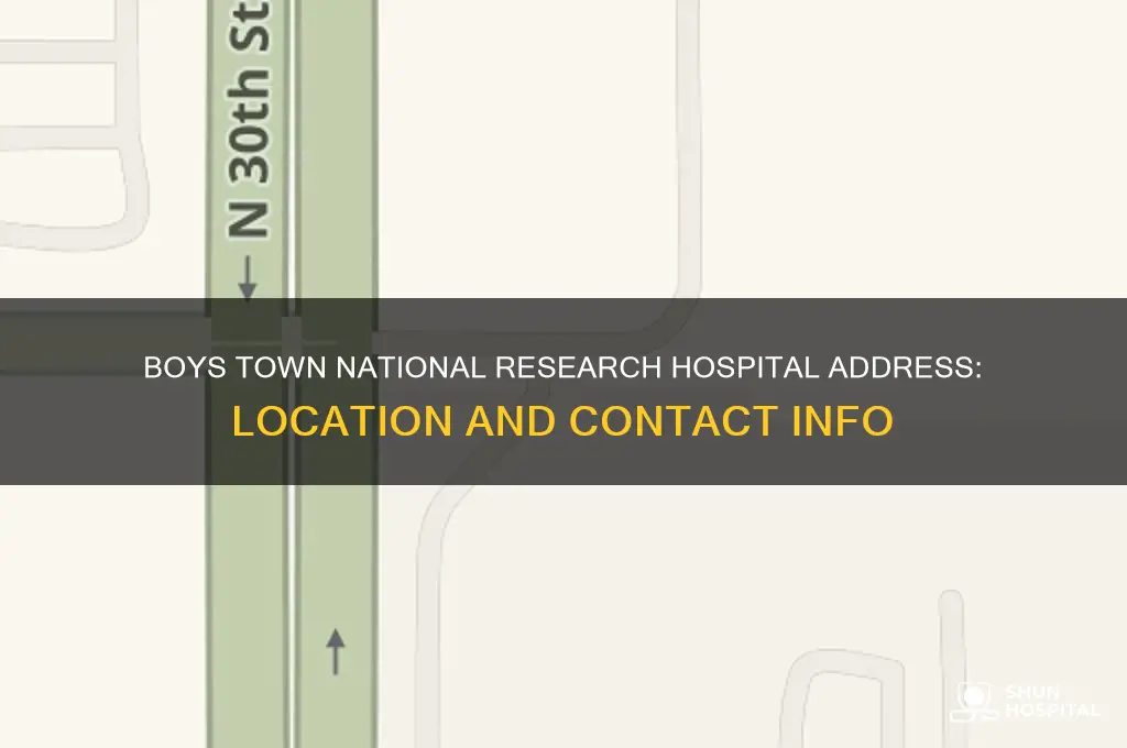 what is the address for boys town national research hospital
