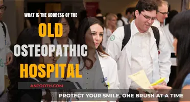 Locating the Historic Old Osteopathic Hospital: Address and History
