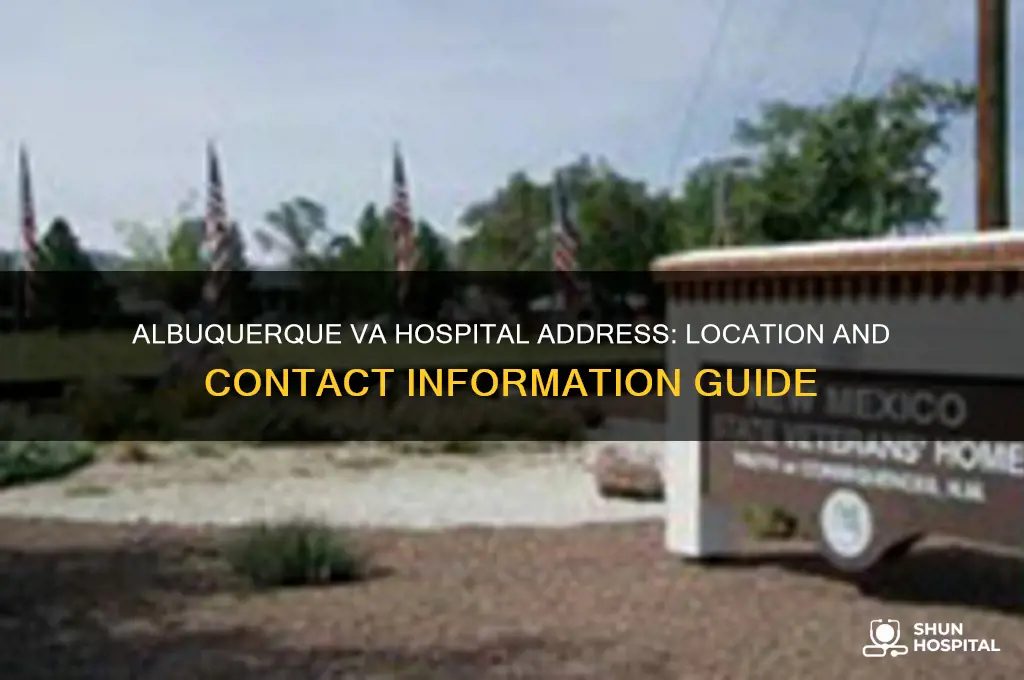 what is the address to the va hospital in albuquerque