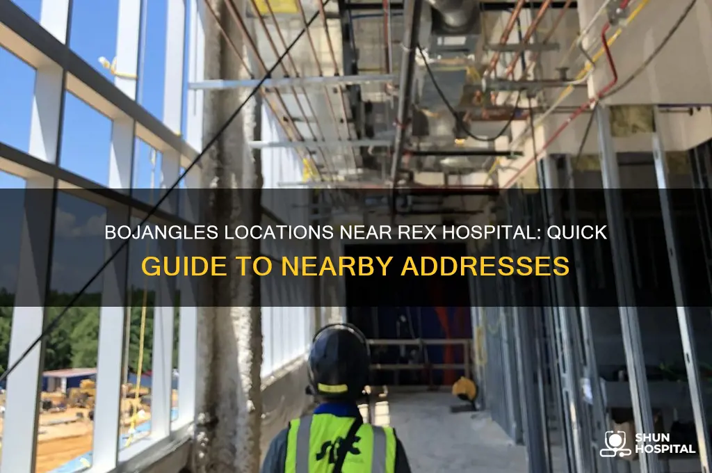 what is the addresses for bojangles near rex hospital