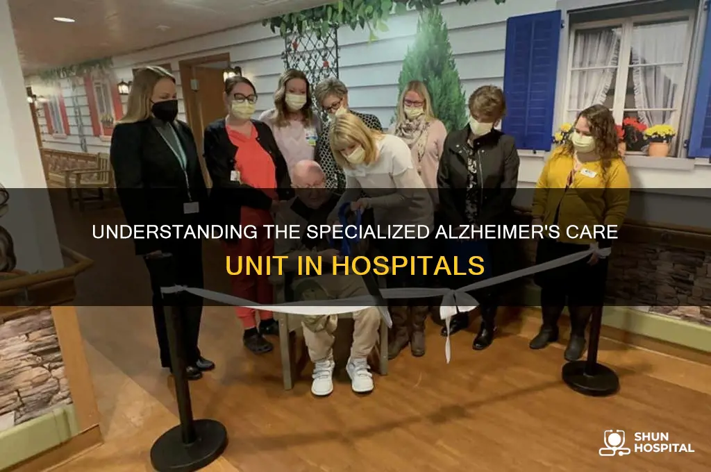 what is the alzhemimers floor called in a hospital
