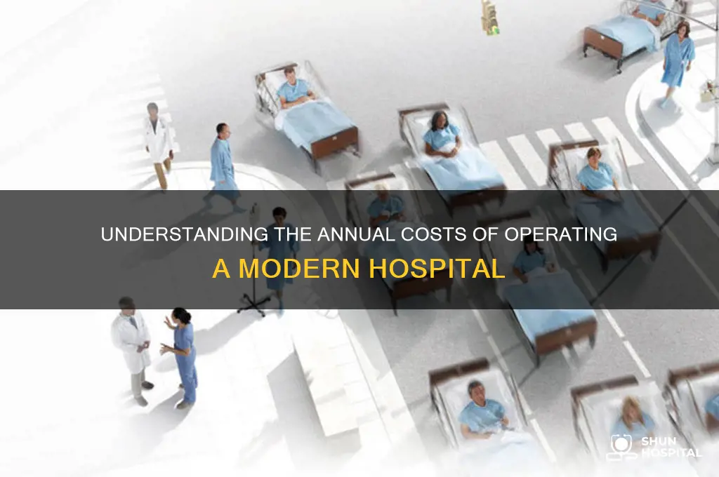 what is the annual total to run a hospital