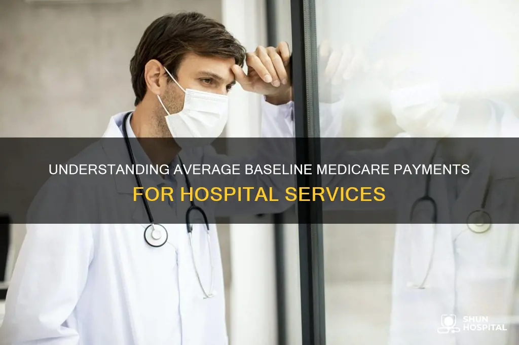 what is the average baseline medicare payment for a hospital