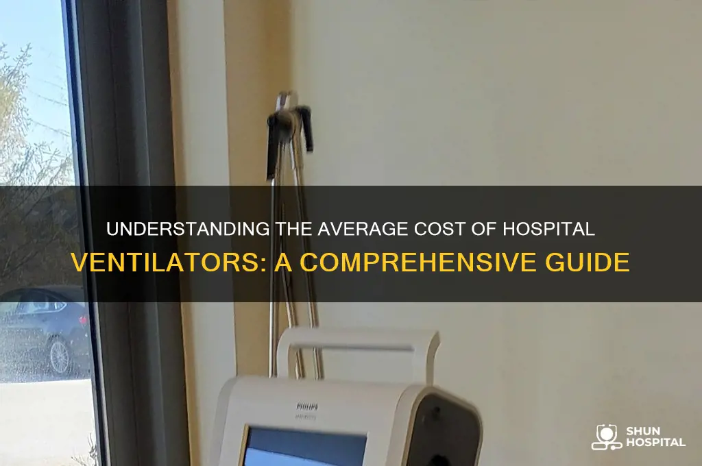what is the average cost of a hospital ventilator