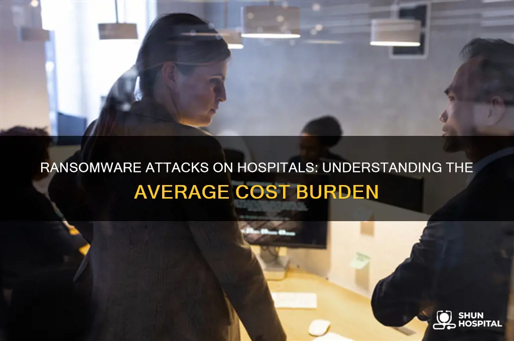what is the average cost of ransomware paid by hospitals