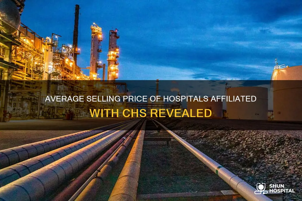 what is the average hospital from chs sell for