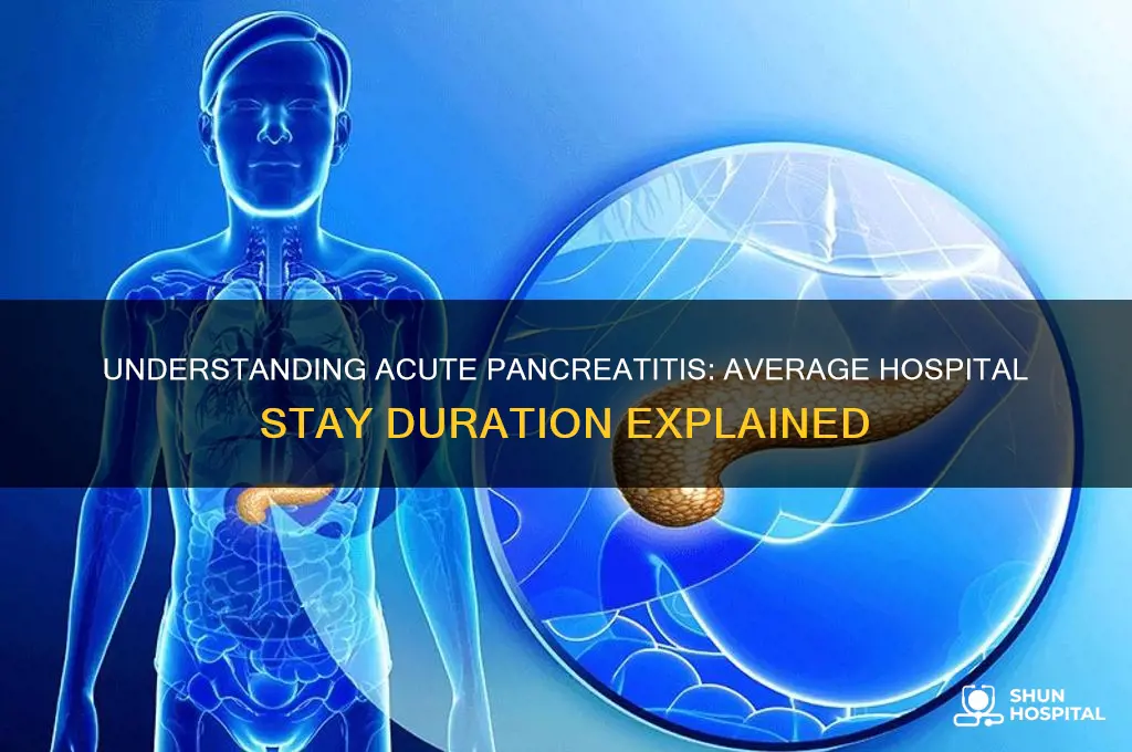 what is the average hospital stay for acute pancreatitis