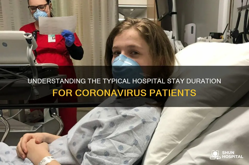what is the average stay in hospital with coronavirus