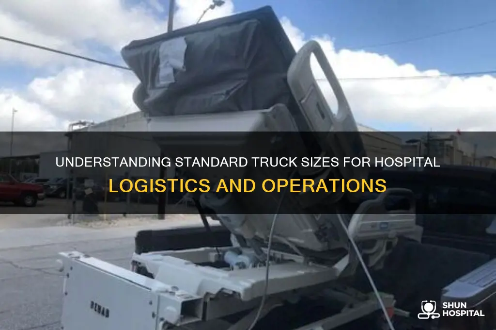 what is the average truck size for a hospital