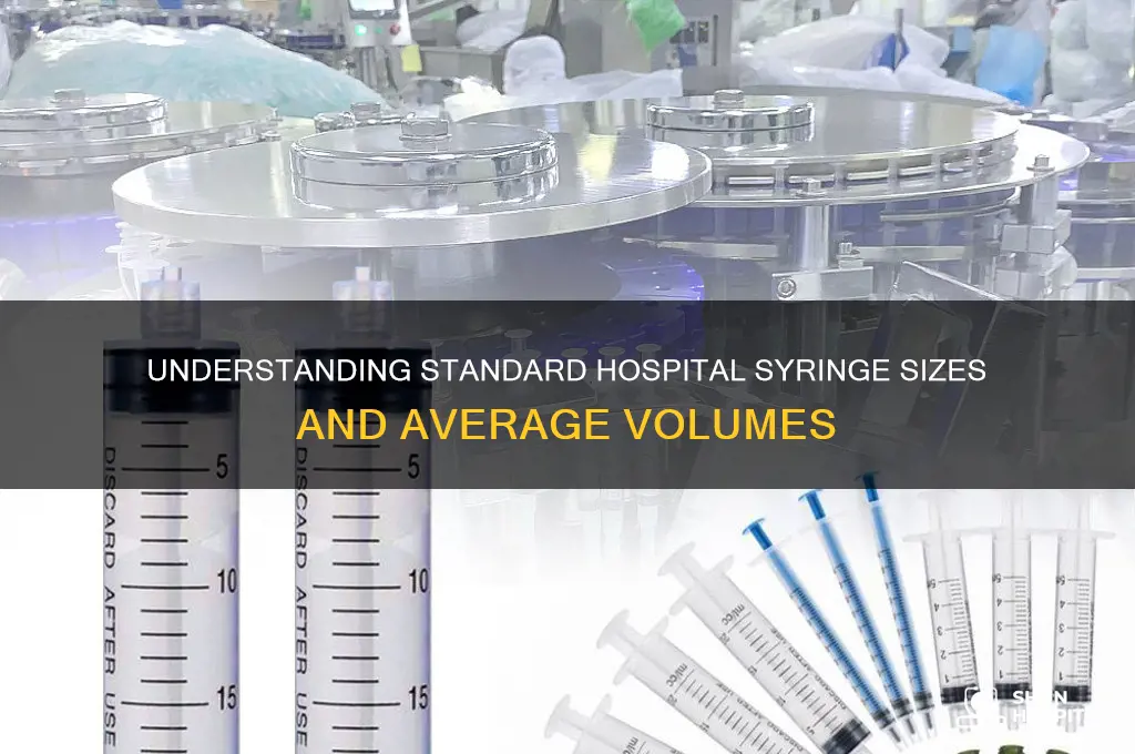what is the average volume of a hospital syringe