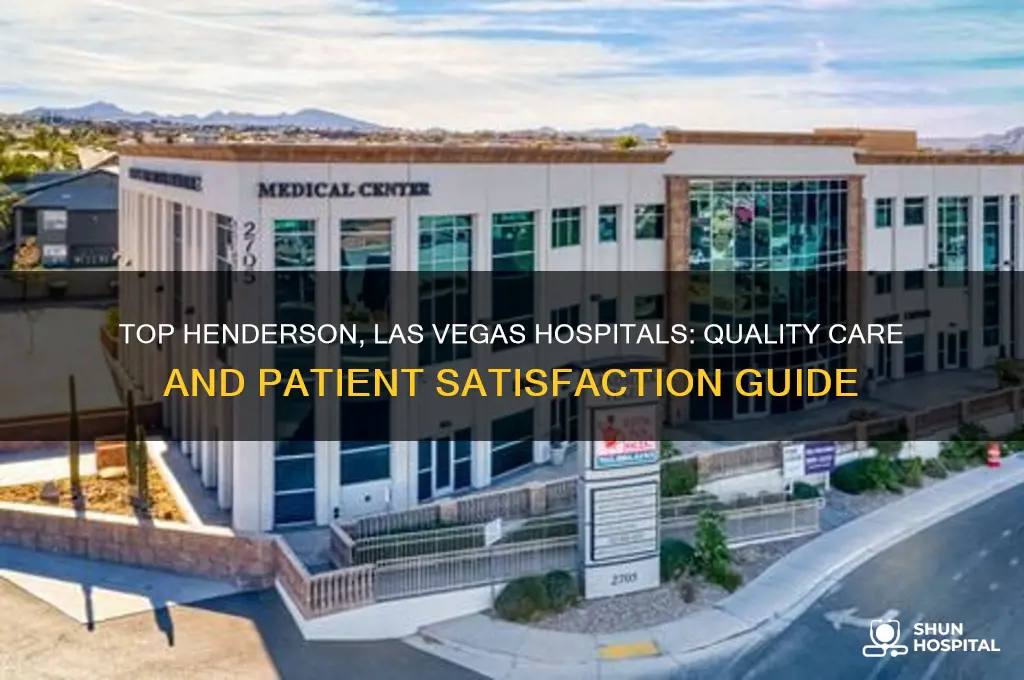 what is the best hospital in henderson las vegas