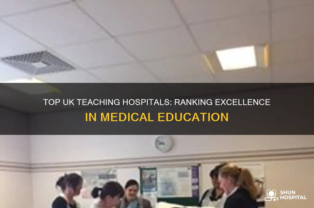 what is the best teaching hospital in the uk