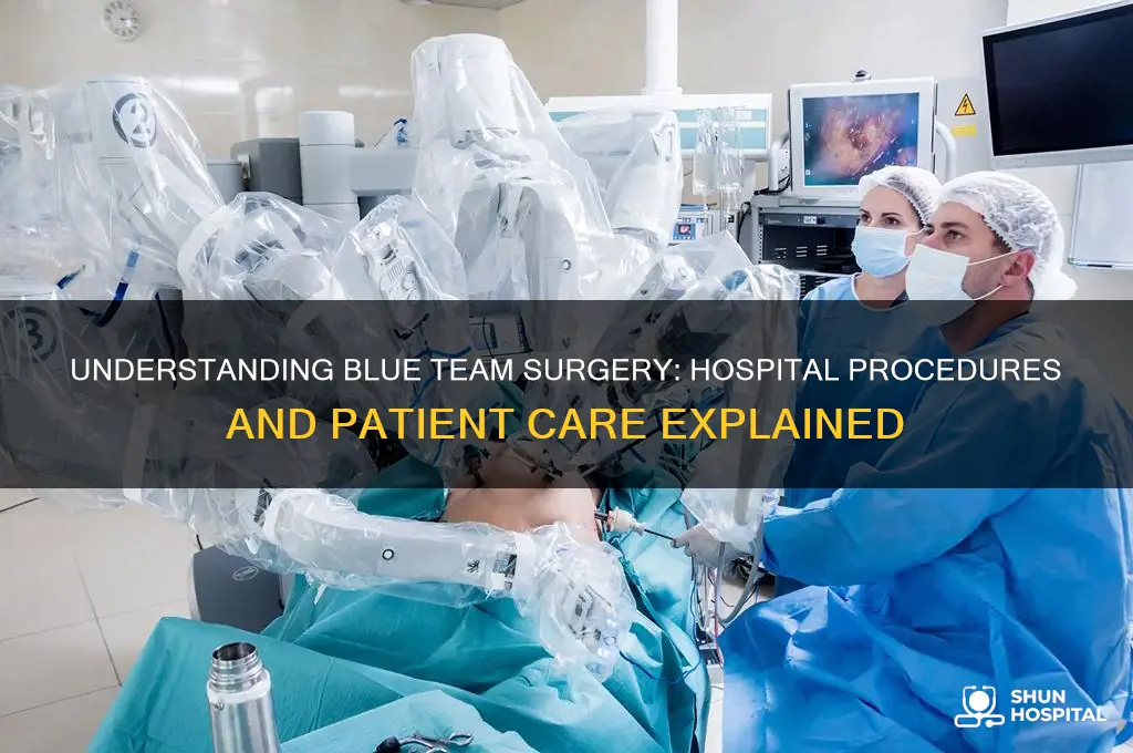 what is the blue team surgery in the hospital