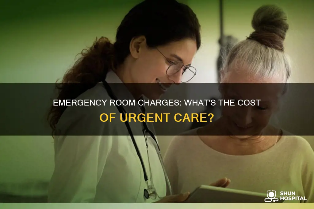 what is the charge for emergency hospital