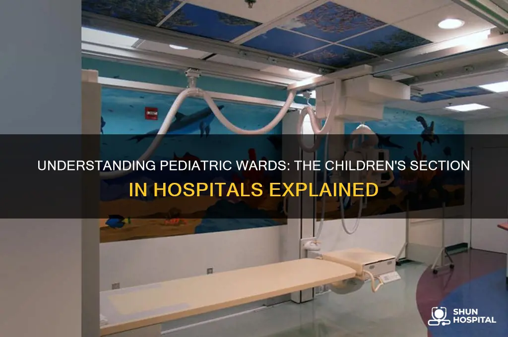 what is the childrens part of a hospital called