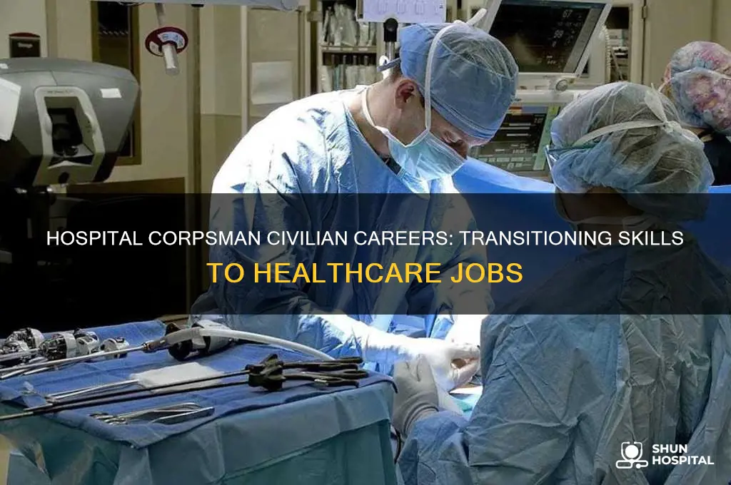 what is the civilan job for a hospital corpsman