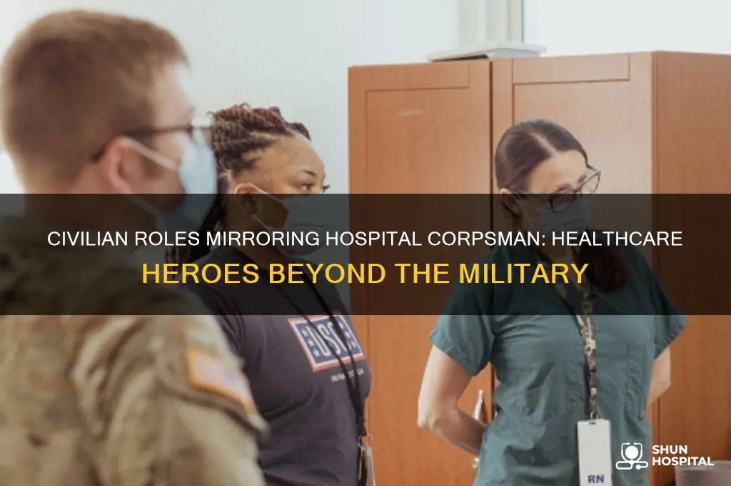 what is the civilian equivalent to a hospital corpsman