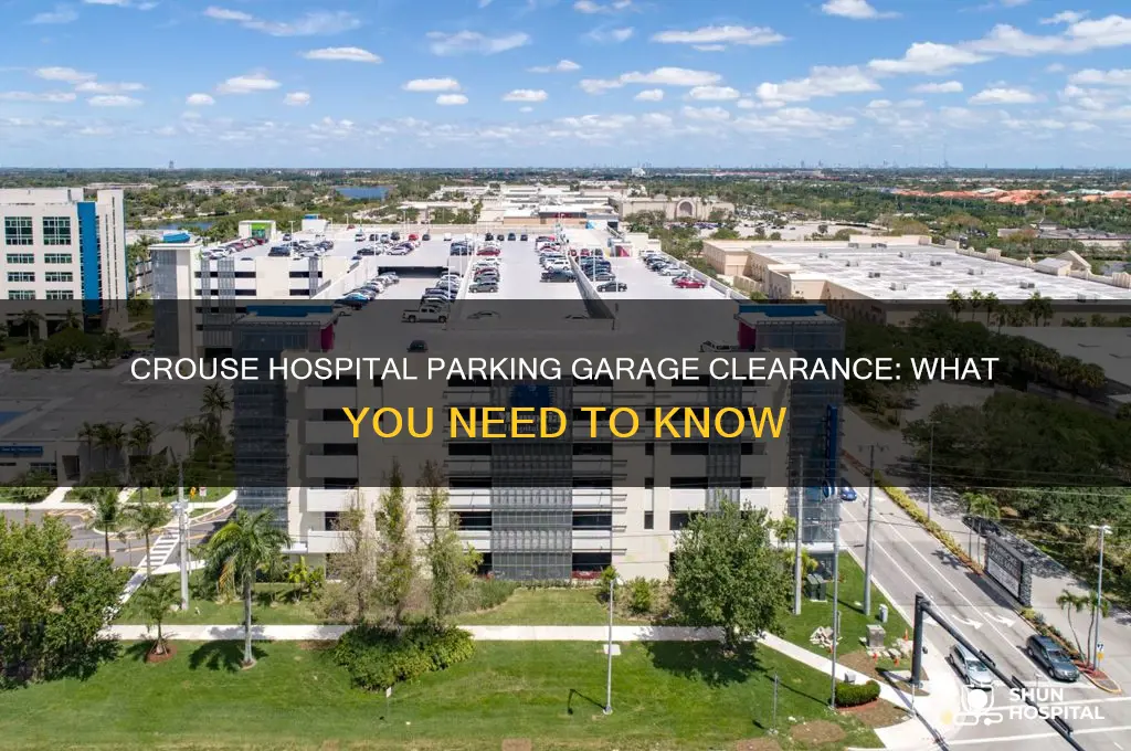 what is the clearance at crouse hospital parking garage