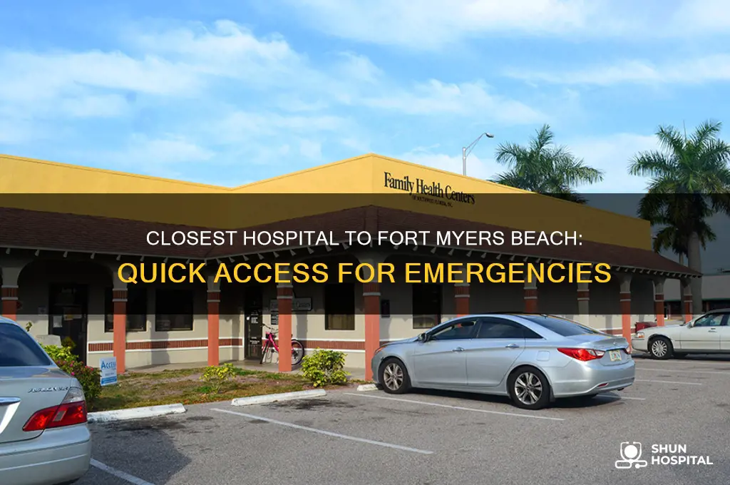 what is the closest hospital to fort myers beach
