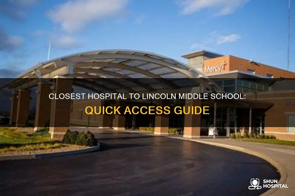 what is the closest hospital to lincoln middle school